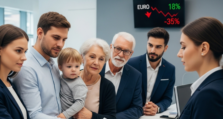 Евро на полке: почему россияне спешат продать европейскую валюту?